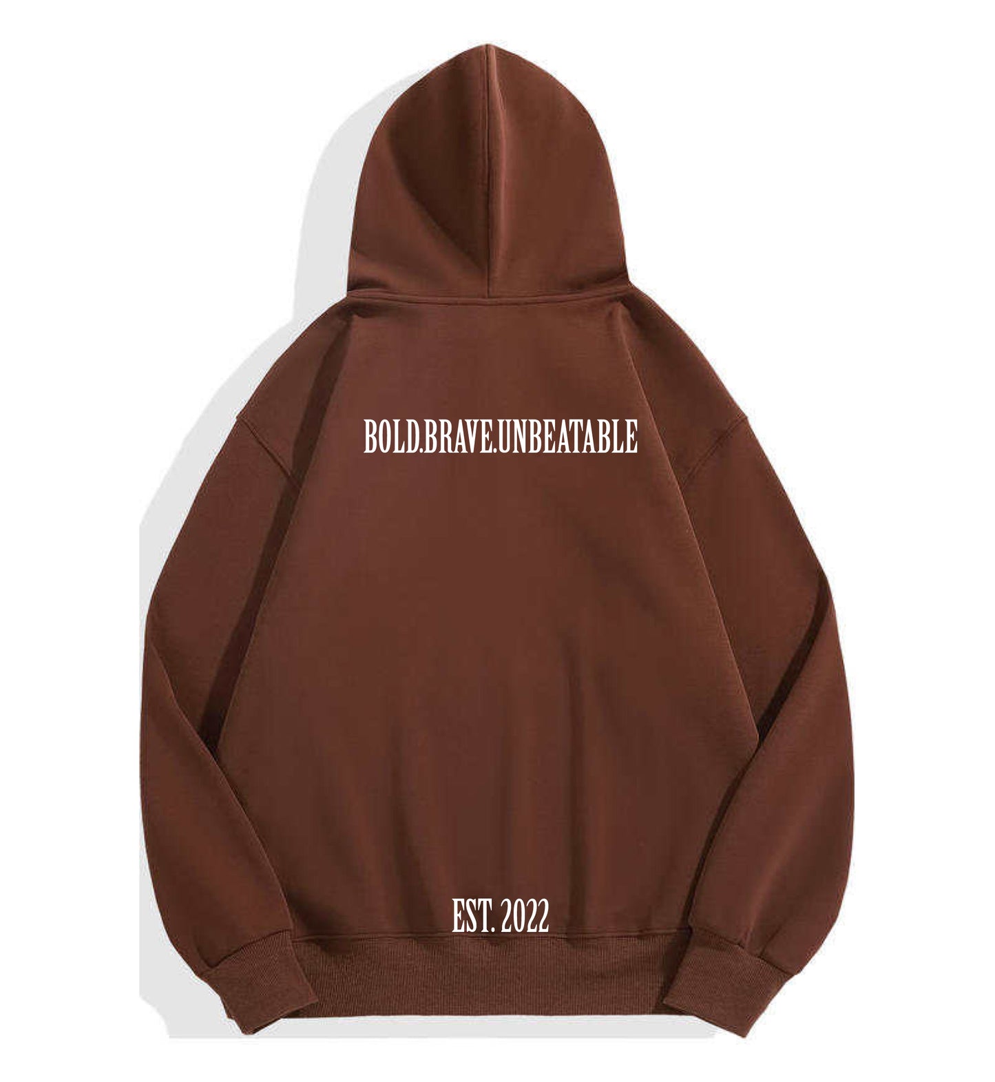 Mocha Brown “Statement” hoodie